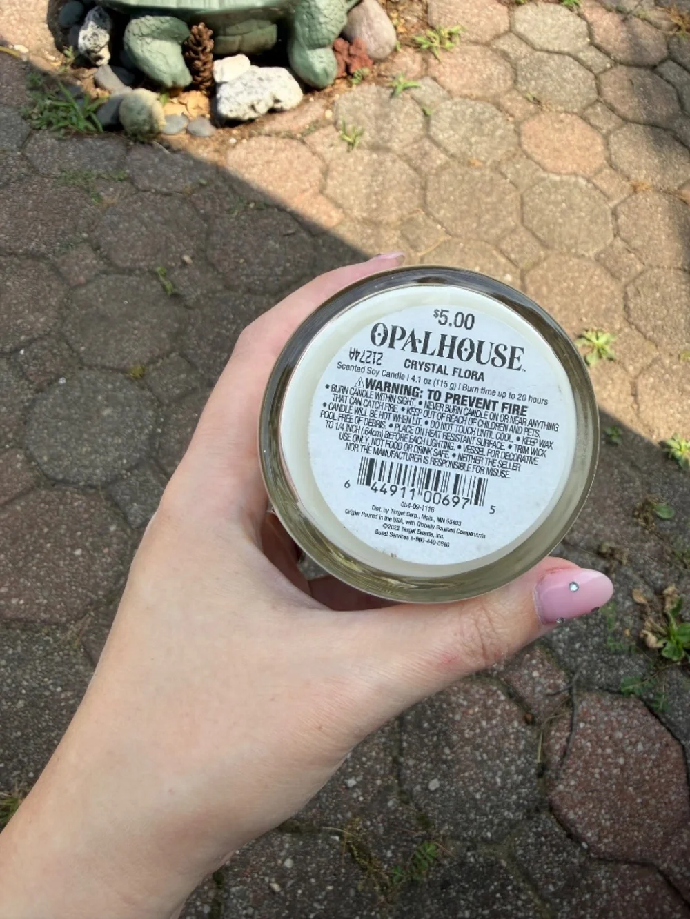 Opalhouse Crystal Flora Scented Soy Candle 4.1 oz New